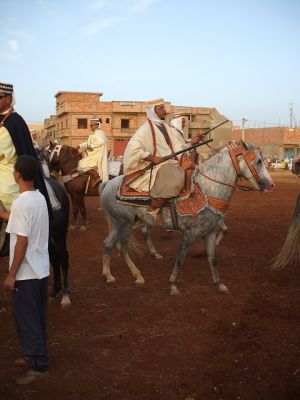 HAMMAM BOUHADJAR -Waada de Sidi Ahmed Bouhadjar, La fantasia et la cavalerie, grande attraction