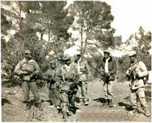 فوج من المجاهدين بمنطقة شلية .