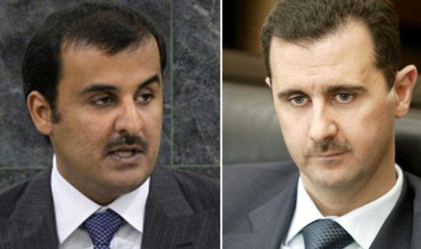 هل أرسل أمير قطر رسالة لبشار الأسد من أجل 
