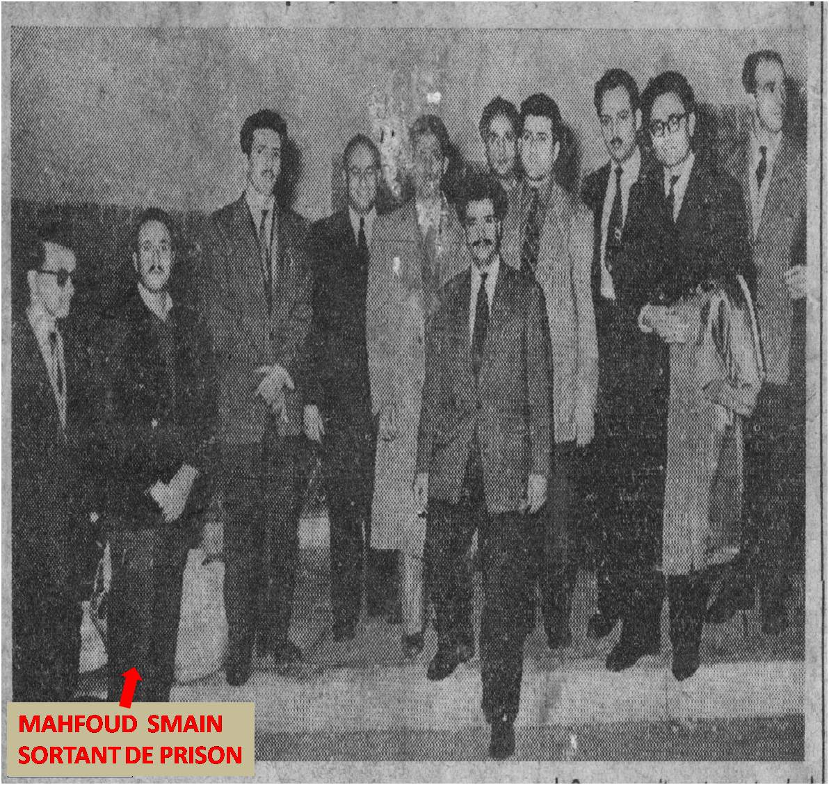 MAHFOUD SMAIN sort de prison