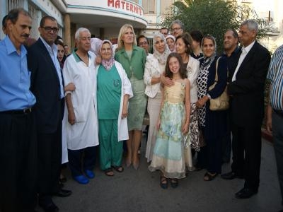 السيدة الأولى لصربيا تزور مسقط رأسها في وهران