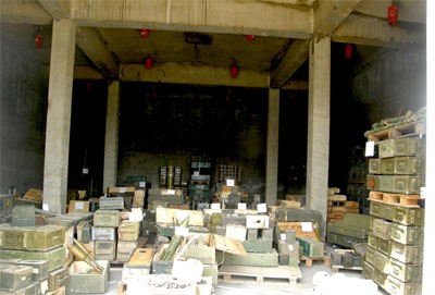 Un important lot d'armes de guerre saisi