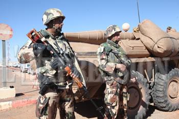 Des missiles sol-air et des roquettes à IlliziUN ARSENAL DE GUERRE DECOUVERT PAR L'ANP