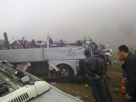 مجزرة في طريق شرق-غرب بسبب الضباب الكثيف بوهران