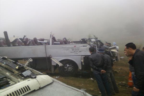 مجزرة في طريق شرق-غرب بسبب الضباب الكثيف بوهران