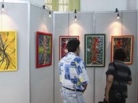 Ammar Temmine de l'abstrait naît l'imaginaireGalerie d'art Aïcha-HADDAD