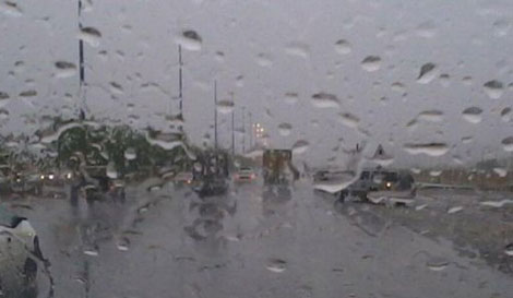 أمطار رعدية غزيرة على معظم ولايات الوسط والعاصمة