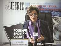 Mme Cristina Amaral, coordinatrice des Nations Unies en Algérie, hier, au Forum de