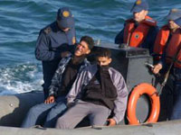 مستغانم/ توقيف 3 شبان مرشحين للهجرة السرية بعرض البحر