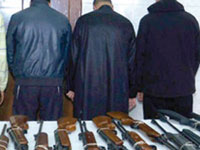 باب الوادي: إسترجاع 23 سلاحا محظورا وتوقيف 3 متورطين في جرائم حمل أسلحة محظورة