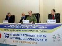 Ateliers sur la radiographie et l'anesthésie locale au CHU militaire spécialisé à Staoueli