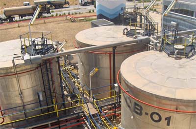 Dépôts de carburant à Alger