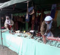 Tamanrasset comme si vous y étiez !Exposition artisanale sous les chapiteaux à la Grande-poste