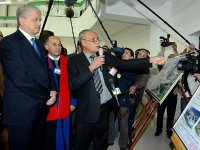 Le programme de transfert hydraulique inspectéVisite du premier ministre à Oum el Bouaghi - Site du barrage d'Ourkiss