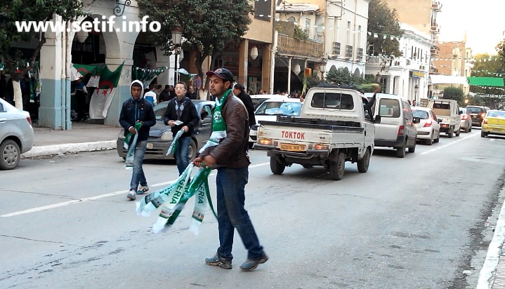 Sétif à J-1 du grand match Algérie - Burkina Faso (photos et vidéos)