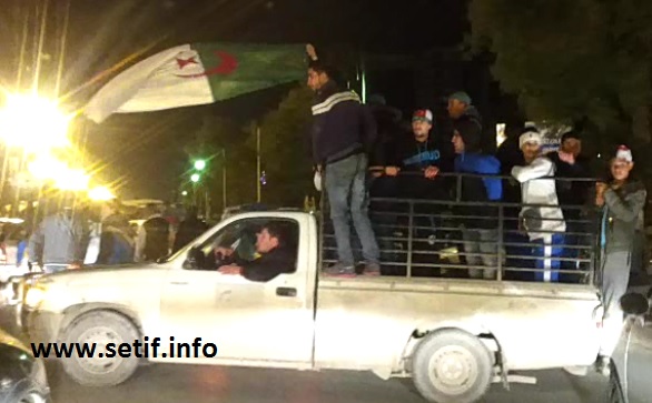 Scènes de liesse et de joie à Sétif suite à la qualification de l'Algérie au Mondial 2014