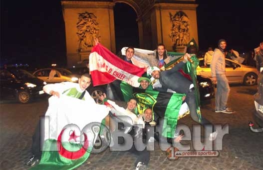 Une nuit inoubliable avec les Algériens à Paris !