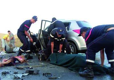 Les accidents de la circulation en baisse durant le mois d'octobre