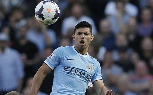 سيرجيو أغويرو يتفوق على عمالقة التهديف في الدوري الإنكليزي