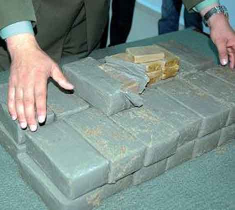 حجز أكثر من 100 كلغ من المخدرات بتبسة وأم البواقي ووهران