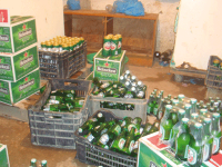 14.275 bouteilles d'alcool saisies dans un bar clandestin à OuadhiasTizi Ouzou