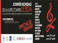 Spectacle à la salle AtlasL'art pour lutter contre le sida