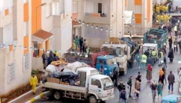 ترحيل 45 عائلة بزهانة في معسكركانت تقيم منذ عدة سنوات بسكنات هشة