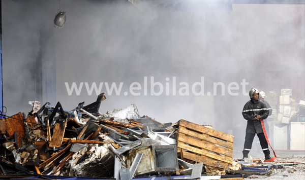 خسائر حريق مستودع الجمارك بميناء العاصمة تصل إلى 18 مليار .. والحادث 