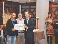 La cérémonie a eu lieu lundi au Sofitel