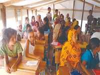 Dans le plus grand camp situé à M'Berae, en Mauritanie