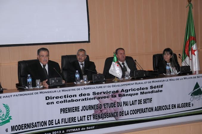 Journée d'étude sur la modernisation de la filière lait