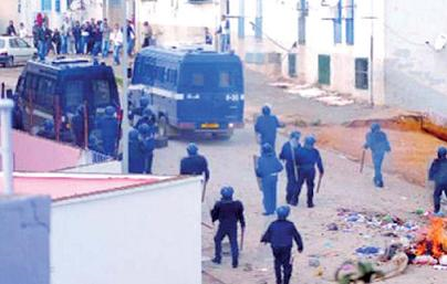 عشرات الجرحى في مواجهات بين الشرطة وسكان الأحياء الشعبية في عنابة