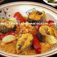 كسكس الشعير بالسمك