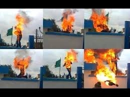 وفاة الشاب الذي أحرق نفسه على طريقة 