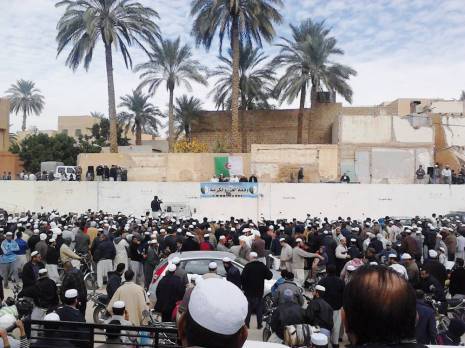 Des centaines de mozabites observent un sit-in à Ghardaïa