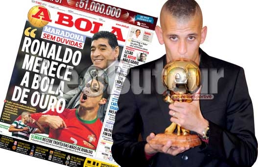 L'or du 13e Ballon d'or algérien rayonne sur le monde
