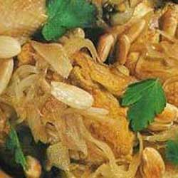 Poulet aux amandes