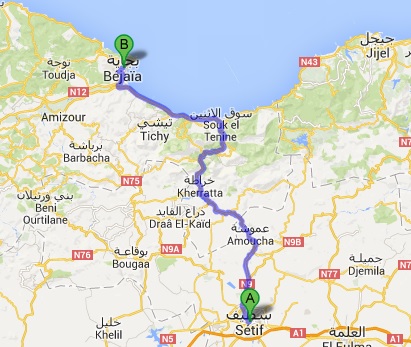 Sétif - Béjaïa