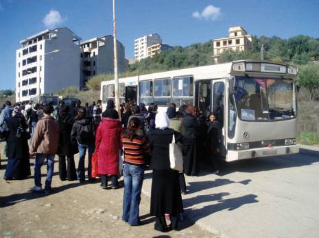 Transport universitaire défaillant