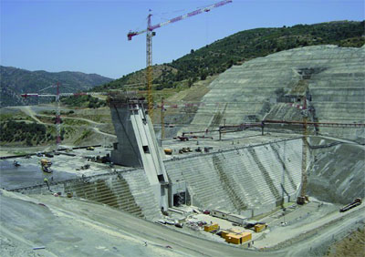 Le barrage de Kef Eddir livré à la fin du 1er semestre 2014