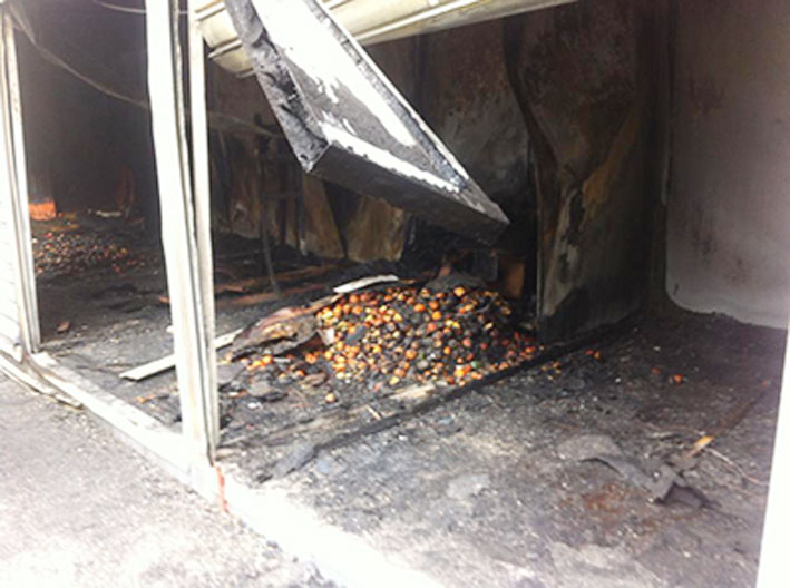 Cinq locaux commerciaux incendiés à Ghardaïa