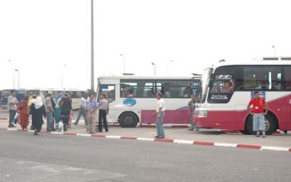 Le taxi éclipsé par le nombre important de bus