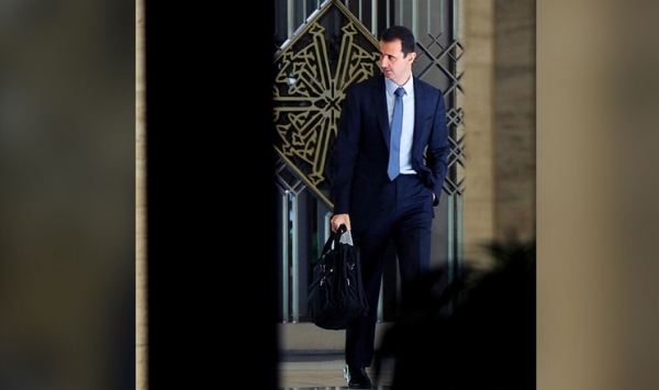 صورة وصول بشار الأسد 