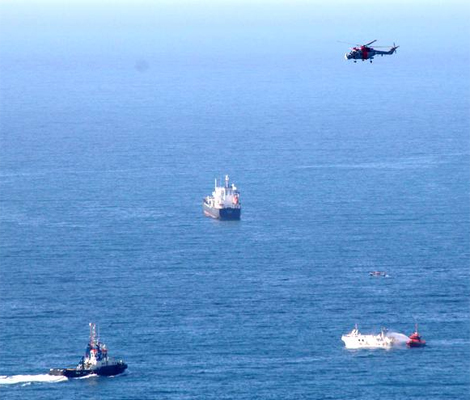 مروحية عسكرية تنقذ ثلاثة صيادين بسواحل الشلف