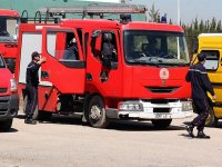 Les unités spécialisées de la Protection civile à pied d''uvre