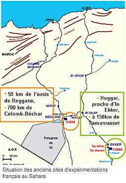 L’héritage nucléaire français en Algérie…