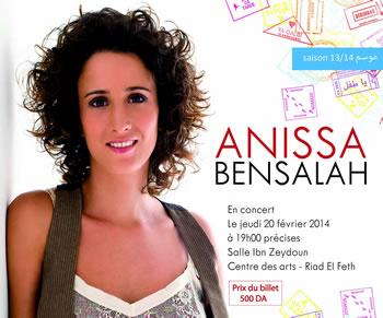 Anissa Bensalah en concert à Alger