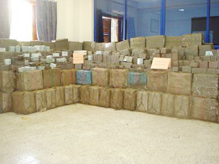 Près de 4 tonnes de kif et plus de 26 000 psychotropes saisis en 2013