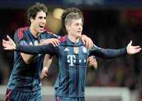 Champion's league/ Arsenal 0 - Bayern Munich 2