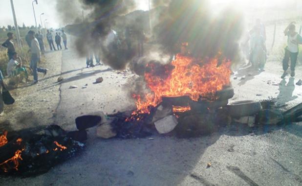 انتفاضة بسبب فتنة السكن بخنشلة